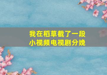 我在稻草截了一段小视频电视剧分娩