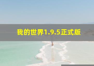 我的世界1.9.5正式版