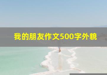 我的朋友作文500字外貌