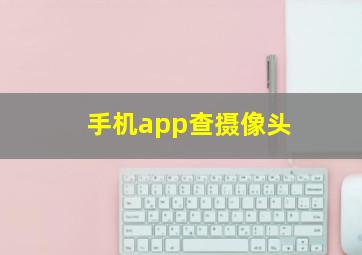 手机app查摄像头