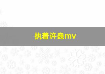 执着许巍mv