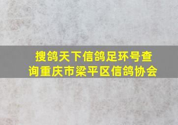 搜鸽天下信鸽足环号查询重庆市梁平区信鸽协会