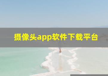 摄像头app软件下载平台