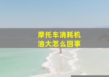 摩托车消耗机油大怎么回事