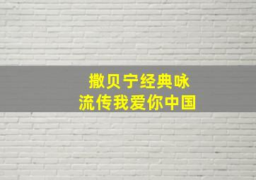 撒贝宁经典咏流传我爱你中国