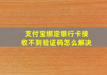 支付宝绑定银行卡接收不到验证码怎么解决