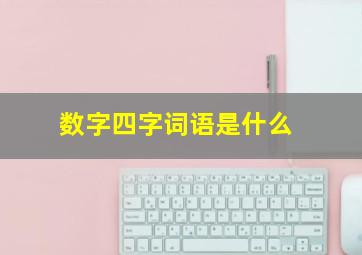 数字四字词语是什么