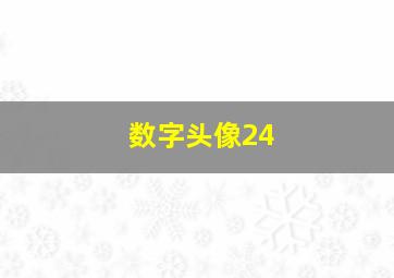 数字头像24