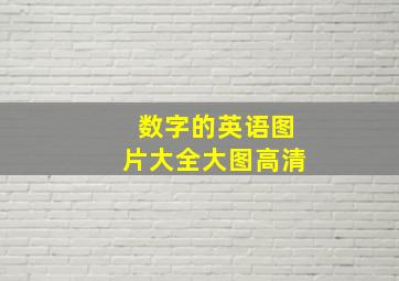 数字的英语图片大全大图高清