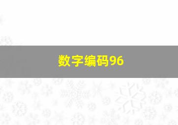 数字编码96