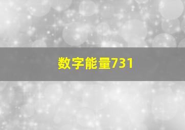 数字能量731