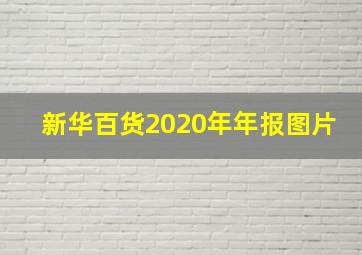 新华百货2020年年报图片