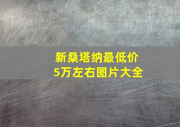 新桑塔纳最低价5万左右图片大全