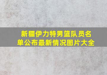 新疆伊力特男篮队员名单公布最新情况图片大全