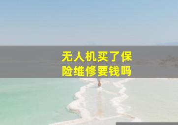 无人机买了保险维修要钱吗