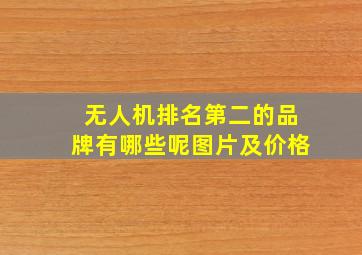 无人机排名第二的品牌有哪些呢图片及价格