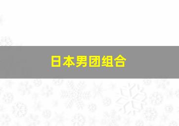 日本男团组合