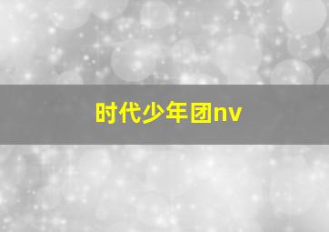 时代少年团nv