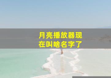 月亮播放器现在叫啥名字了