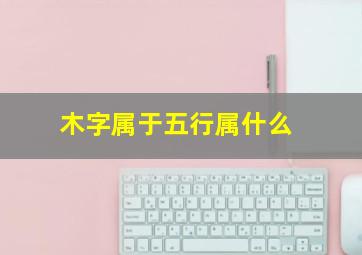 木字属于五行属什么