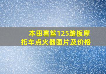 本田喜鲨125踏板摩托车点火器图片及价格