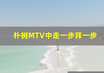 朴树MTV中走一步拜一步