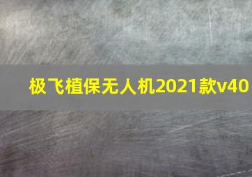 极飞植保无人机2021款v40