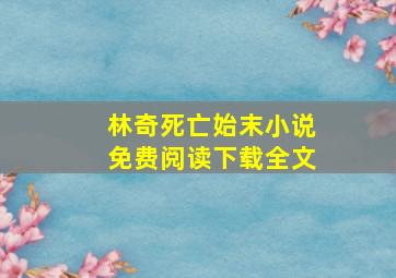 林奇死亡始末小说免费阅读下载全文