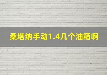 桑塔纳手动1.4几个油箱啊