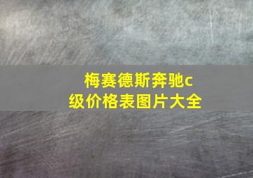 梅赛德斯奔驰c级价格表图片大全