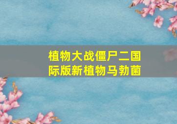 植物大战僵尸二国际版新植物马勃菌