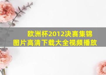 欧洲杯2012决赛集锦图片高清下载大全视频播放