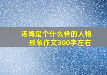 汤姆是个什么样的人物形象作文300字左右