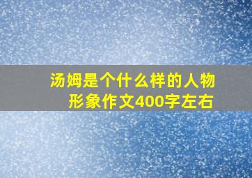 汤姆是个什么样的人物形象作文400字左右