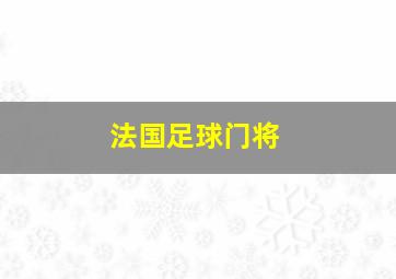 法国足球门将