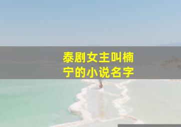 泰剧女主叫楠宁的小说名字