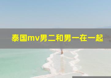 泰国mv男二和男一在一起