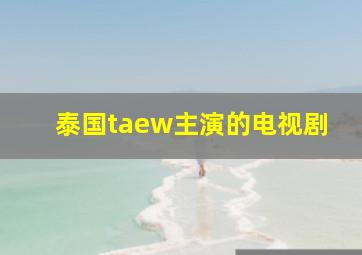 泰国taew主演的电视剧