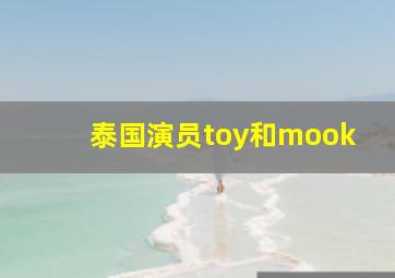 泰国演员toy和mook