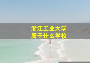 浙江工业大学属于什么学校