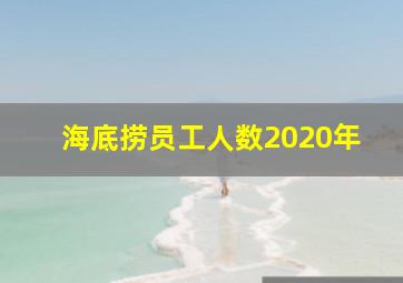 海底捞员工人数2020年