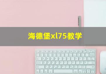 海德堡xl75教学