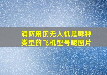 消防用的无人机是哪种类型的飞机型号呢图片