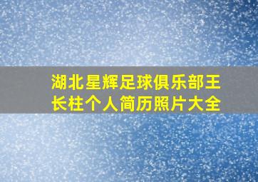 湖北星辉足球俱乐部王长柱个人简历照片大全