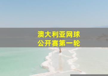 澳大利亚网球公开赛第一轮