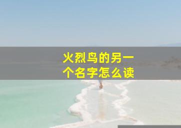 火烈鸟的另一个名字怎么读