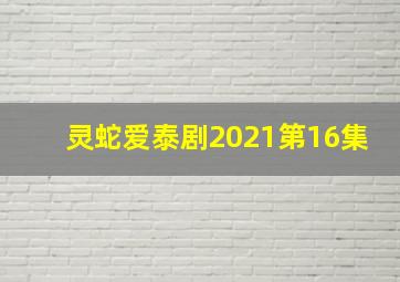 灵蛇爱泰剧2021第16集