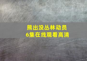 熊出没丛林动员6集在线观看高清