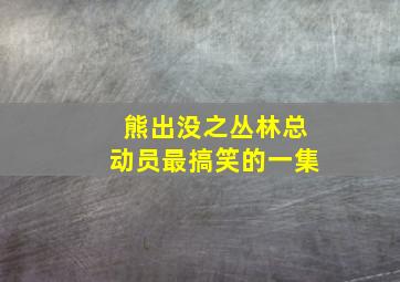 熊出没之丛林总动员最搞笑的一集