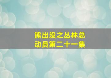 熊出没之丛林总动员第二十一集